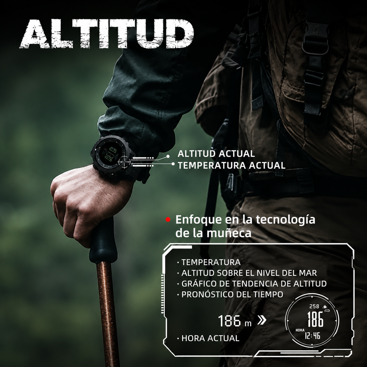 Reloj NORTH EDGE APACHE-46 deportivo