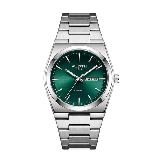 Reloj WLISTH para hombre con esfera verde