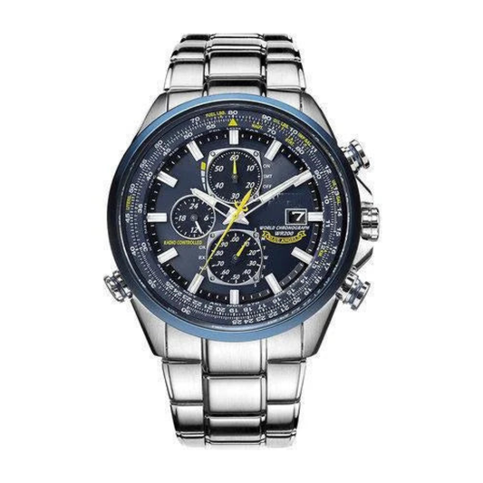 Reloj cronógrafo azul para hombre